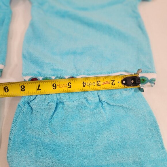 Vintage Turquoise Blue Baby Outfits x 2 Handmade BRAND NEW - Picture 6 of 9